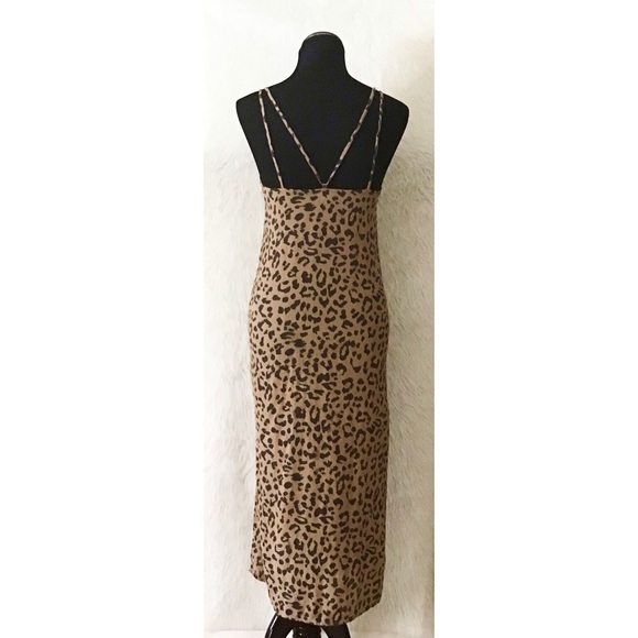 Aerie Leopard Print Dress Size XS - Picture 3 of 8